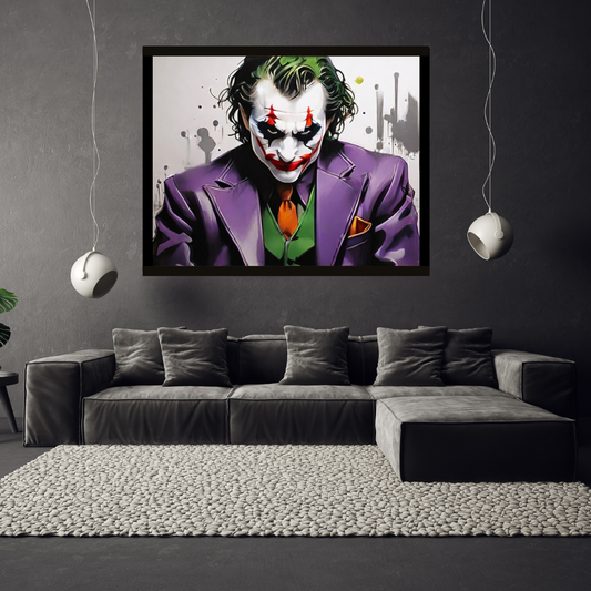 Joker Wall Canvas Painting